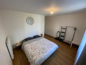 Postel nebo postele na pokoji v ubytování City trip Strasbourg