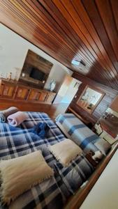 Pousada Residência Balestra客房内的一张或多张床位