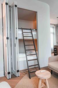 Postel nebo postele na pokoji v ubytování Abdij - Suites