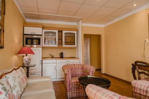 Kuchyň nebo kuchyňský kout v ubytování Hotel Stadtresidenz