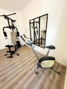Γυμναστήριο ή/και όργανα γυμναστικής στο "Studio Hyper centre à l'ombre du chateau"