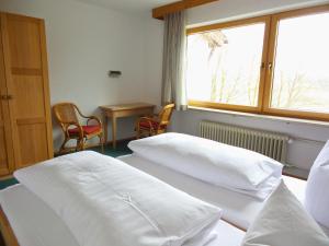 Postel nebo postele na pokoji v ubytování Humboldt-Haus