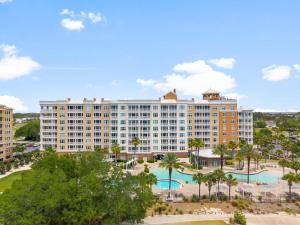 an aerial view of a resort with a pool at Reflections 307 in Panama City Beach