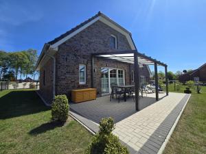 Bygningen som feriehuset ligger i