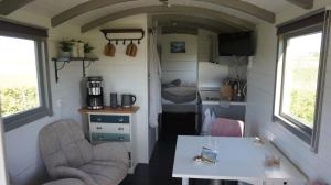 Χώρος καθιστικού στο Bed and Breakfast Het schapenlandje