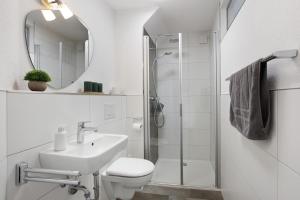 Koupelna v ubytování Schwarzwald Apartment + 19 fotografií