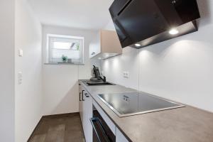 Kuchyň nebo kuchyňský kout v ubytování Schwarzwald Apartment