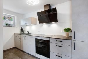 Kuchyň nebo kuchyňský kout v ubytování Schwarzwald Apartment