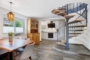 Kuchyň nebo kuchyňský kout v ubytování Schwarzwald Apartment