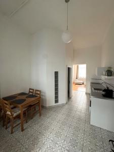 Kuchyň nebo kuchyňský kout v ubytování City center apartment