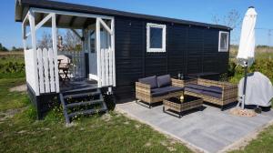 Κήπος έξω από το Bed and Breakfast Het schapenlandje