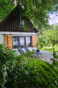 Zahrada ubytování Tiny House mit eigener Sauna am Waldrand in der Fränkischen Schweiz