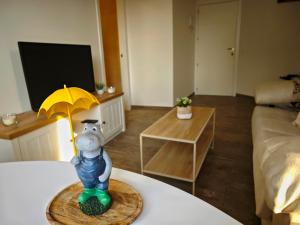 Postel nebo postele na pokoji v ubytování Apartamento Central Mota del Cuervo
