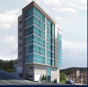 a rendering of a tall office building at Ap 503 Ed Brisa do sol em Piratuba in Piratuba
