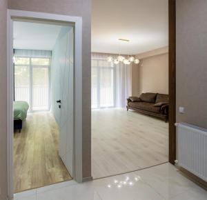 Χώρος καθιστικού στο Modern Apartment in Tbilisi