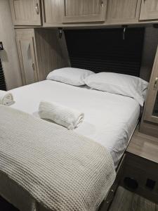 Freedom Express RV客房内的一张或多张床位