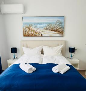 Ένα ή περισσότερα κρεβάτια σε δωμάτιο στο Apartment Berlin, with 3 bedrooms