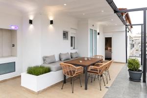 Setusvæði á Aether Luxe Suite