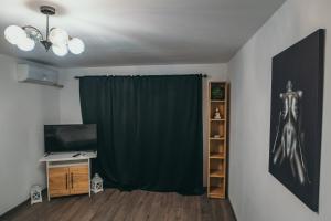 Televízia a/alebo spoločenská miestnosť v ubytovaní Insomnia Studio