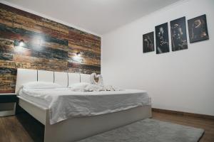 Postel nebo postele na pokoji v ubytování Insomnia Studio