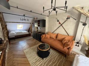 Posezení v ubytování KAVart apartments