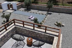 Balkón nebo terasa v ubytování Anasa Rustic Villa