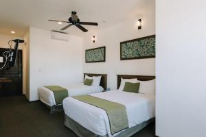 Postel nebo postele na pokoji v ubytování Hotel La Estación