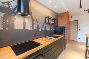 Kuchyňa alebo kuchynka v ubytovaní Rent40 Apartamenty Aura 2 Gdańsk Old Town