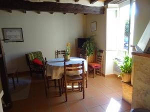 Posezení v ubytování La Maison des Cornières