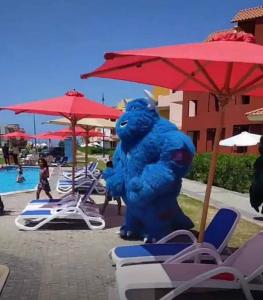 The swimming pool at or close to شاليهات بورتو مطروح فيو بحر Porto Matrouh Sea View Families Only