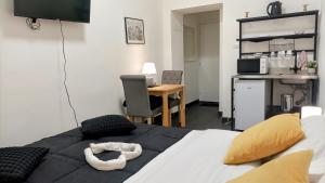 Postel nebo postele na pokoji v ubytování B&B little appartaments
