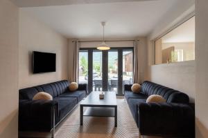Χώρος καθιστικού στο L'Auberge - Appartement 3 chambres avec sauna