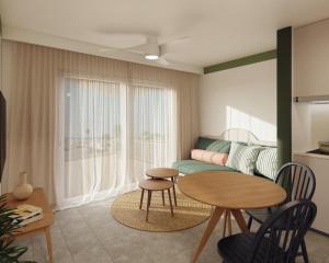 A seating area at Apartamentos Princesa Guayadeque
