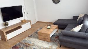 Et tv og/eller underholdning på Noe Apartment