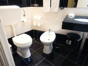 Um banheiro em Hotel São Francisco
