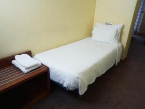 Cama ou camas em um quarto em Hotel São Francisco