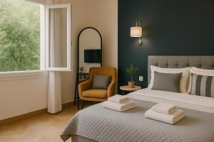 Voodi või voodid majutusasutuse Stay at Premium Syntagma Location toas