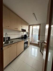 Kuchyň nebo kuchyňský kout v ubytování Piso AV Fonteculler