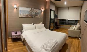 Katil atau katil-katil dalam bilik di Playa Silgar-Sanxenxo +20 gambar