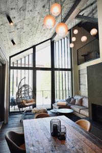 Istumisnurk majutusasutuses ALOHA Suites - Alpin LOdge HAus