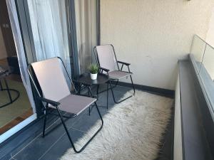 Posezení v ubytování Apartman S