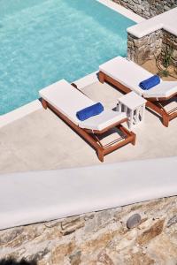 Bazén v ubytovaní Katikies Villas Mykonos alebo v jeho blízkosti