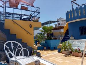 O edifício onde o B&B está situado