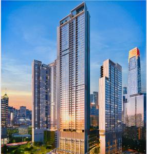 Nespecifikovaný výhled na destinaci Kuala Lumpur nebo výhled na město při pohledu z apartmánu