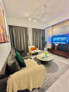 Posezení v ubytování Agile Luxury Suite At TRX KLCC