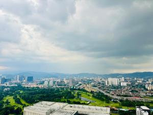 Nespecifikovaný výhled na destinaci Kuala Lumpur nebo výhled na město při pohledu z apartmánu