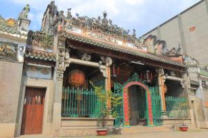 a building with a gate in front of a building at Phuong Ly Ly in Ho Chi Minh City