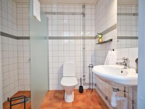 Koupelna v ubytování HAGA Hotell & Bistro