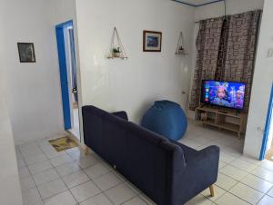 TV a/nebo společenská místnost v ubytování Crazy Bears Guesthouse