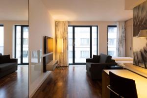 Posezení v ubytování Scandic Berlin Potsdamer Platz + 37 fotografií